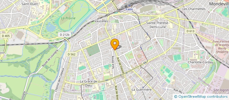 localisation de l'entreprise SCI EDP à CAEN