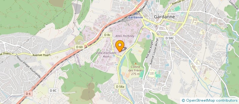 localisation de l'entreprise SCI EDP à GARDANNE