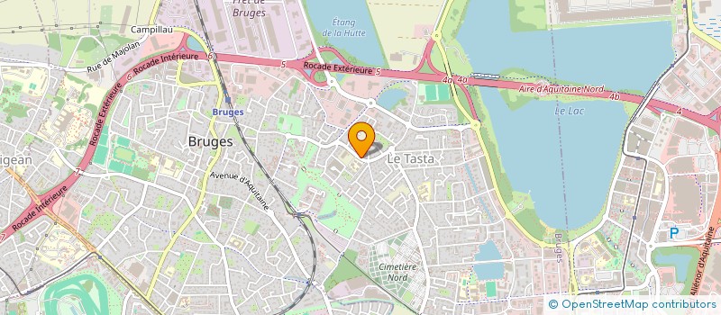 localisation de l'entreprise SCI EDRAS  BRUGES