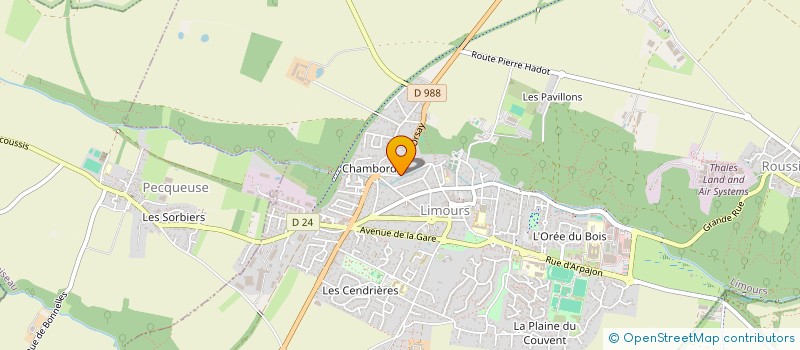 localisation de l'entreprise SCI EDRC à LIMOURS