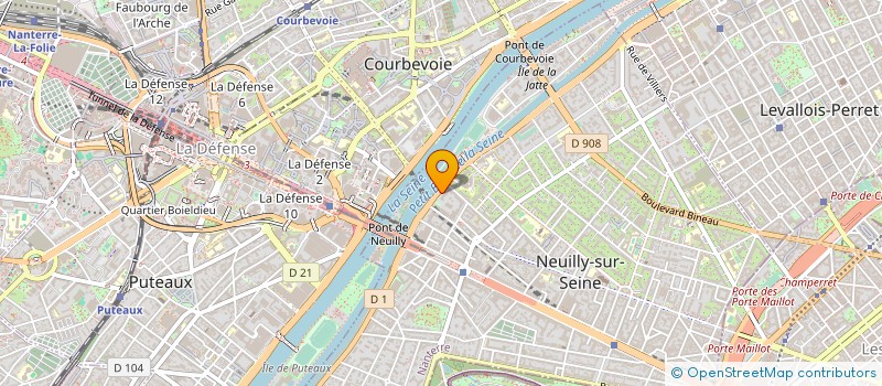 localisation de l'entreprise SCI EDREIM à NEUILLY-SUR-SEINE