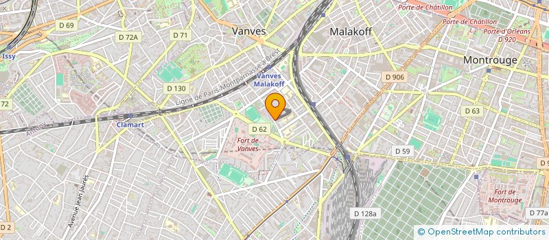 localisation de l'entreprise SCI EDUDIET  MALAKOFF