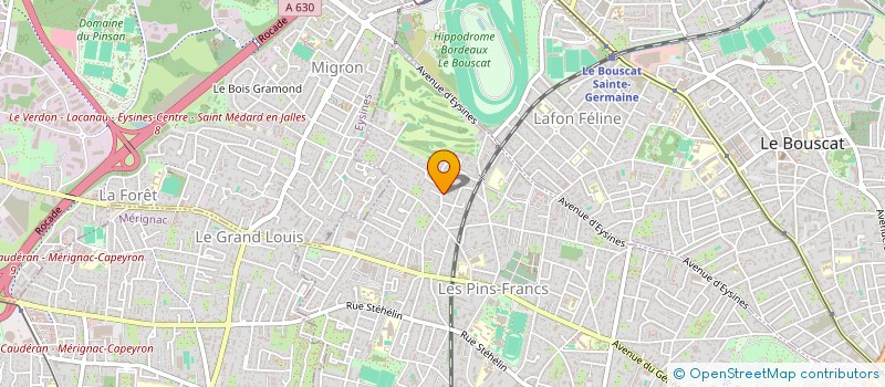 localisation de l'entreprise SCI EDW  BORDEAUX