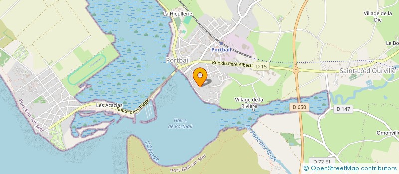 localisation de l'entreprise SCI EDWARD'S  PORT-BAIL-SUR-MER