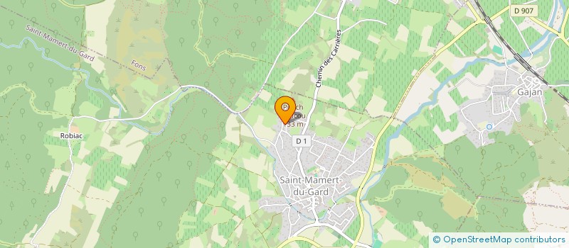 localisation de l'entreprise SCI EDWIGE  SAINT-MAMERT-DU-GARD