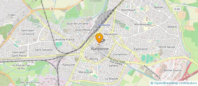 localisation de l'entreprise SCI EDY à NARBONNE