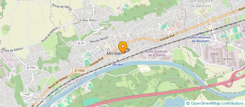 localisation de l'entreprise SCI EDY BROTTEAUX à MIRIBEL
