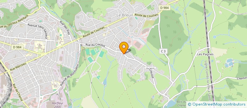 localisation de l'entreprise SCI EDYSSONE à CHALON-SUR-SAONE
