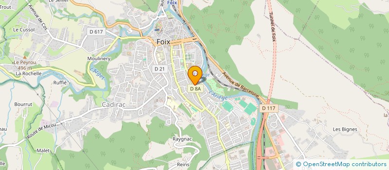 localisation de l'entreprise SCI EEA à FOIX
