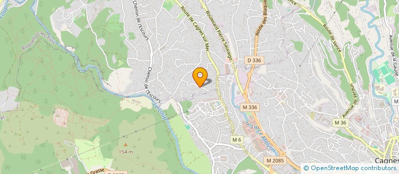 localisation de l'entreprise SCI EECL  LA COLLE-SUR-LOUP