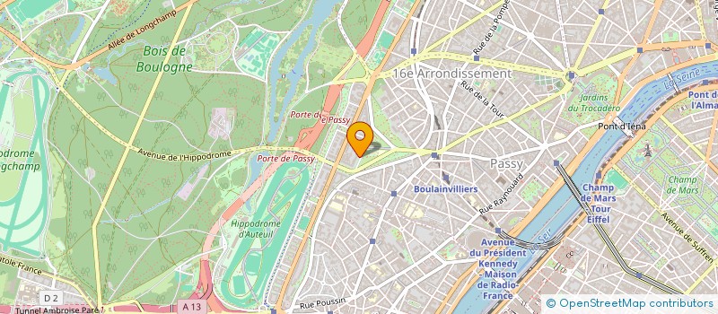 localisation de l'entreprise SCI EEDELWEISS à NEUILLY-SUR-SEINE