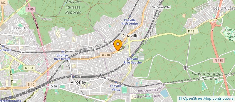 localisation de l'entreprise SCI EEL à CHAVILLE