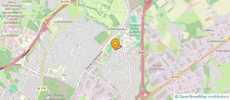 localisation de l'entreprise SCI EELR IMMO  CARQUEFOU