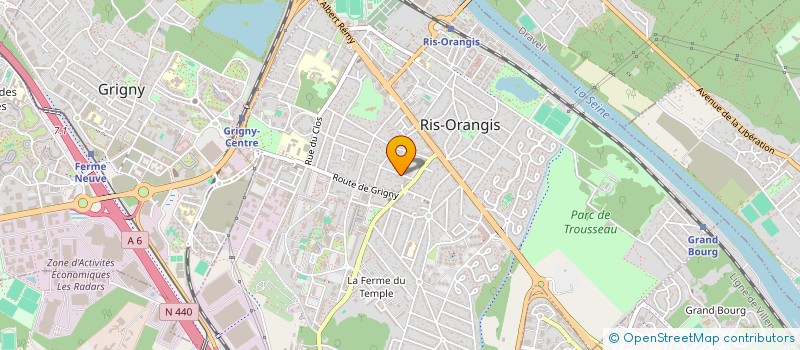 localisation de l'entreprise SCI EELS à RIS-ORANGIS