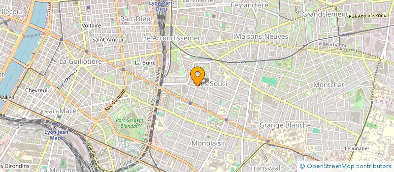 localisation de l'entreprise SCI EF  LYON