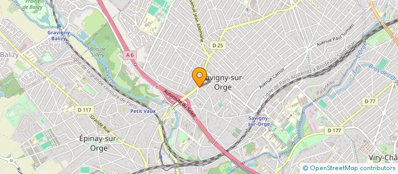 localisation de l'entreprise SCI EF à SAVIGNY-SUR-ORGE
