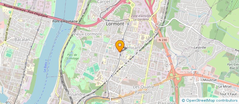 localisation de l'entreprise SCI EFA  LORMONT