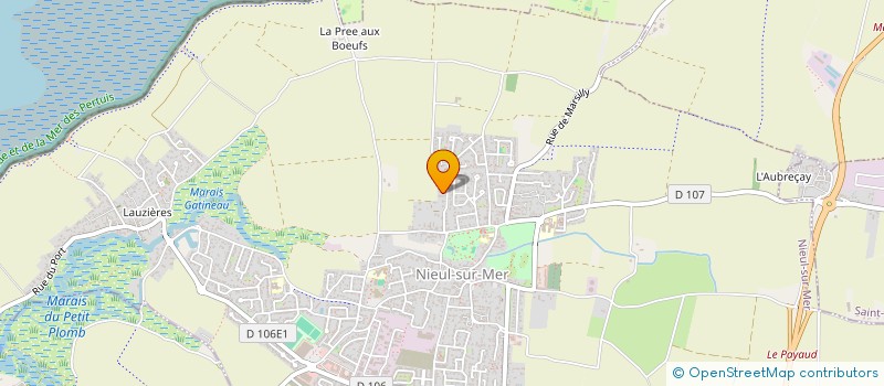 localisation de l'entreprise SCI EFA  NIEUL-SUR-MER