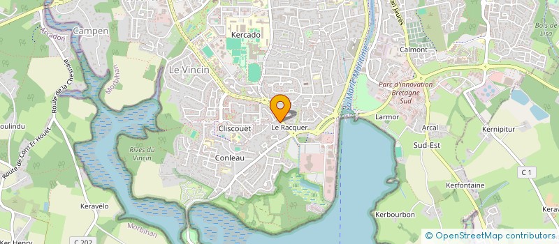 localisation de l'entreprise SCI EFAGOLF à VANNES