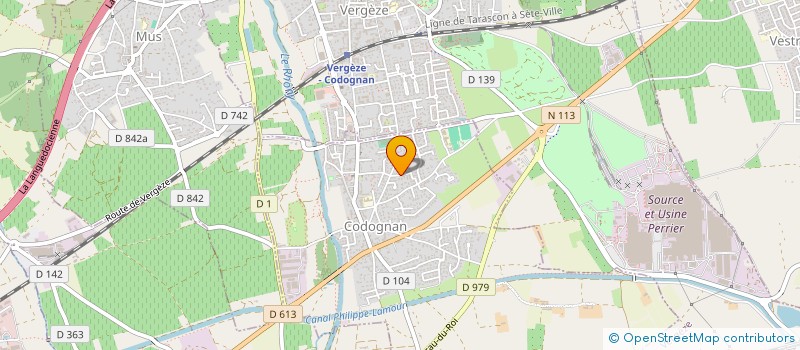 localisation de l'entreprise SCI EFALEM  CODOGNAN