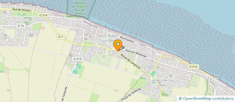 localisation de l'entreprise SCI EFALU  SAINT-AUBIN-SUR-MER