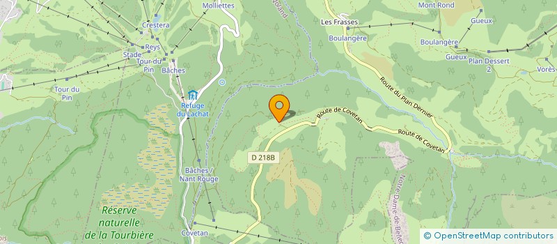 localisation de l'entreprise SCI EFB  NOTRE-DAME-DE-BELLECOMBE