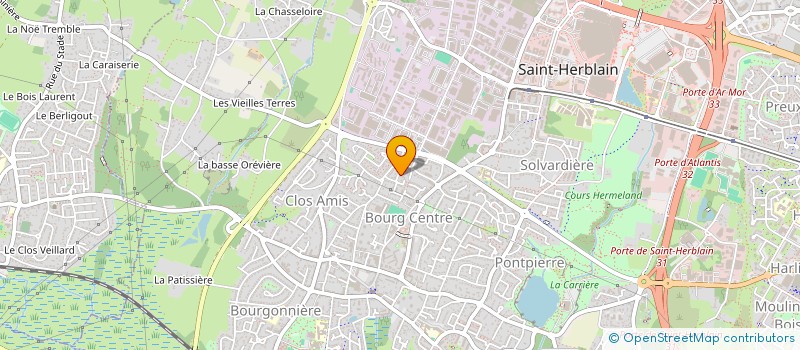 localisation de l'entreprise SCI EFC2M  SAINT-HERBLAIN