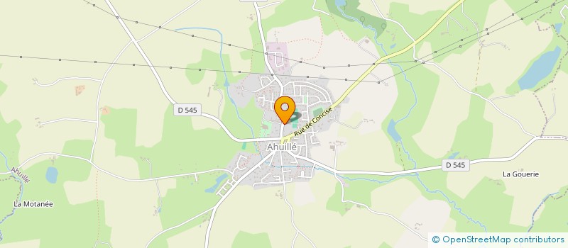 localisation de l'entreprise SCI EFCR PRO  AHUILLE