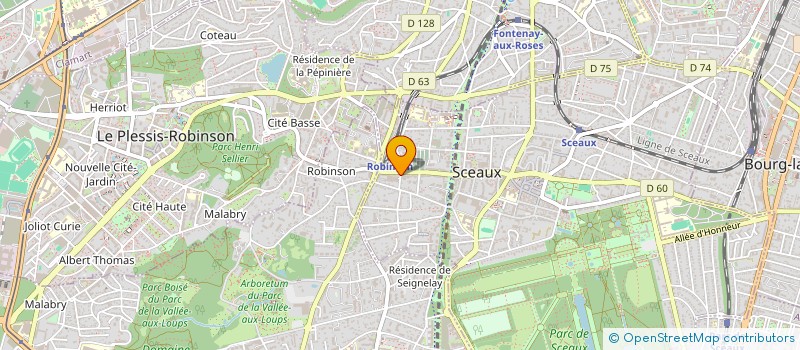 localisation de l'entreprise SCI EFDEUZO à SCEAUX