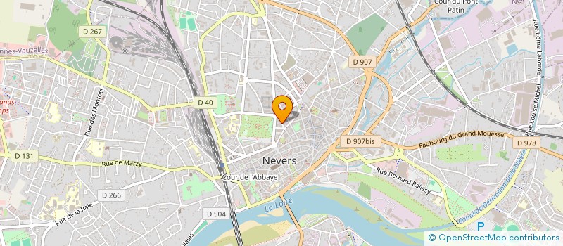 localisation de l'entreprise SCI EFEL à NEVERS