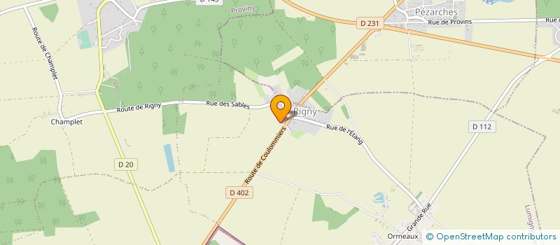 localisation de l'entreprise SCI EFEL à LUMIGNY-NESLES-ORMEAUX