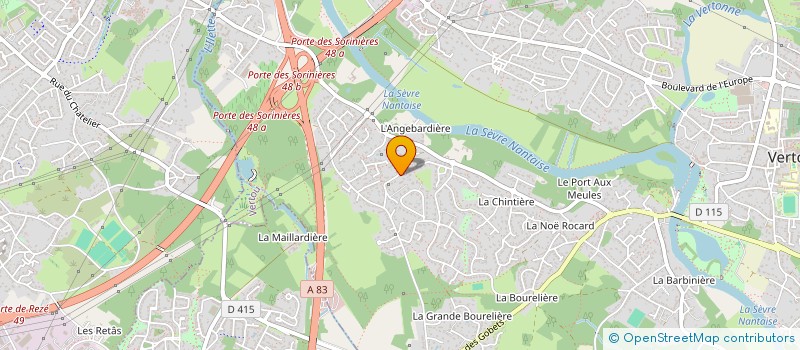 localisation de l'entreprise SCI EFER.4  VERTOU