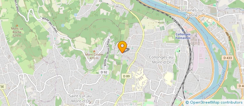 localisation de l'entreprise SCI EFF 1  COLLONGES-AU-MONT-D'OR
