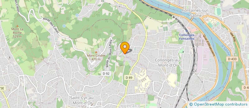 localisation de l'entreprise SCI EFF2  COLLONGES AU MONT D'OR