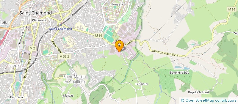 localisation de l'entreprise SCI EFFA  SAINT-CHAMOND