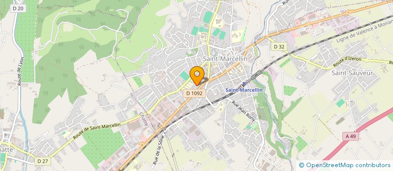 localisation de l'entreprise SCI EFFANTIN  SAINT-MARCELLIN