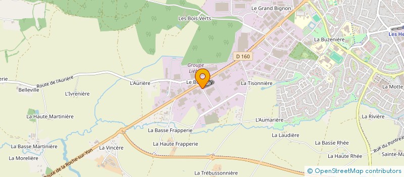 localisation de l'entreprise SCI EFFEL à LES HERBIERS