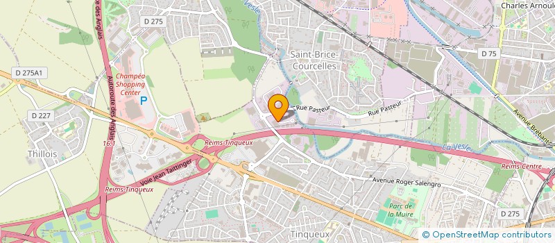 localisation de l'entreprise SCI EFFI  TINQUEUX