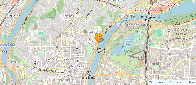 localisation de l'entreprise SCI EFFI  CALUIRE-ET-CUIRE