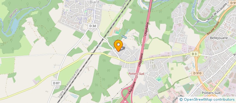 localisation de l'entreprise SCI EFFL  VOUNEUIL-SOUS-BIARD