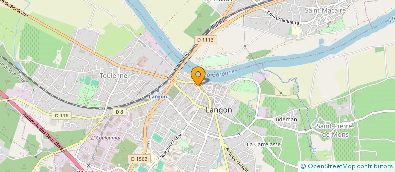 localisation de l'entreprise SCI EFFLORESCENCE à LANGON