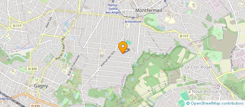 localisation de l'entreprise SCI EFG à MONTFERMEIL