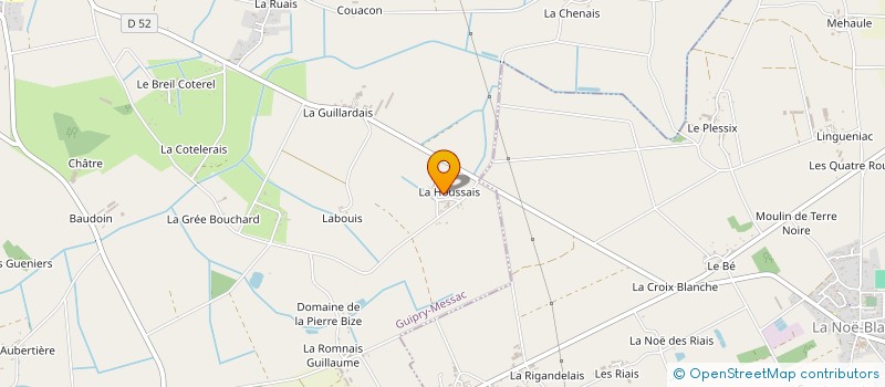 localisation de l'entreprise SCI EFG  GUIPRY-MESSAC