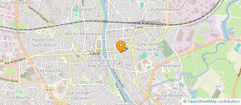localisation de l'entreprise SCI EFG à LAVAL