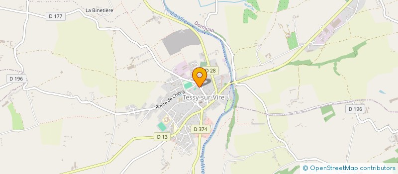 localisation de l'entreprise SCI EFGH  TESSY-BOCAGE