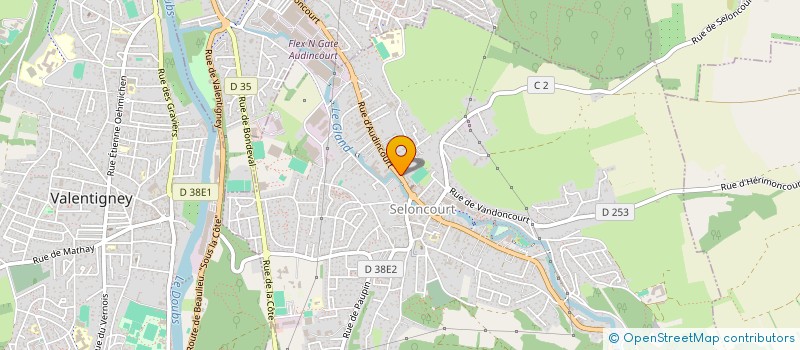 localisation de l'entreprise SCI EFIE  SELONCOURT