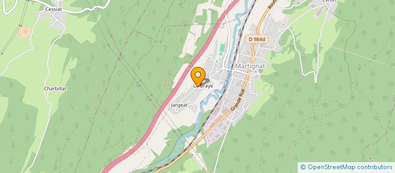 localisation de l'entreprise SCI EFIP  MARTIGNAT