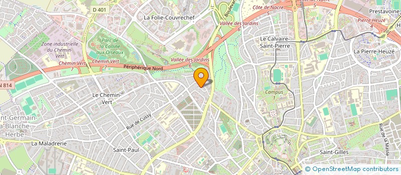 localisation de l'entreprise SCI EFIRA à CAEN