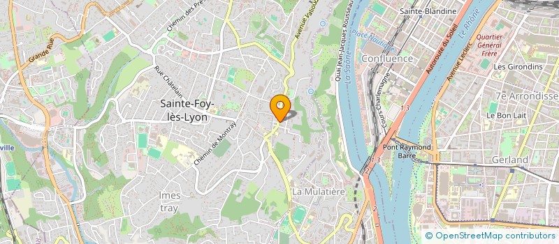 localisation de l'entreprise SCI EFKAIRIA  SAINTE-FOY-LES-LYON