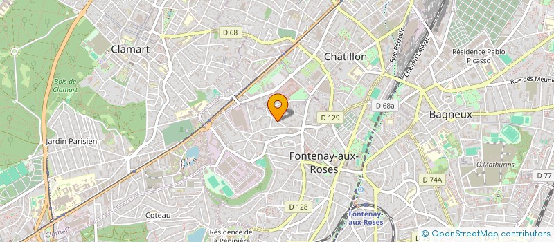 localisation de l'entreprise SCI EFL à FONTENAY-AUX-ROSES